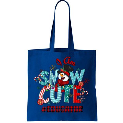 I Am Snow Cute Christmas Snow Funny Educator Meaningful Gift Tote Bag