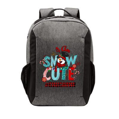 I Am Snow Cute Christmas Snow Funny Educator Meaningful Gift Vector Backpack