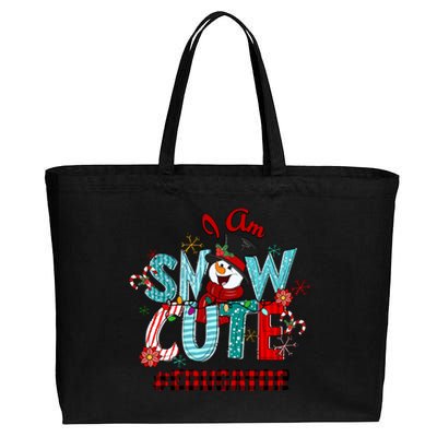 I Am Snow Cute Christmas Snow Funny Educator Meaningful Gift Cotton Canvas Jumbo Tote