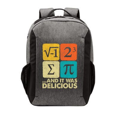 I Ate Some Pie and It Was Delicious Funny PI Day Math Pun Vector Backpack