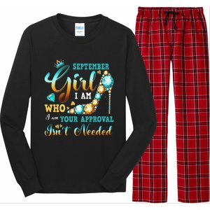 I'm A September Birthday I Am Who I Am Gifts Long Sleeve Pajama Set