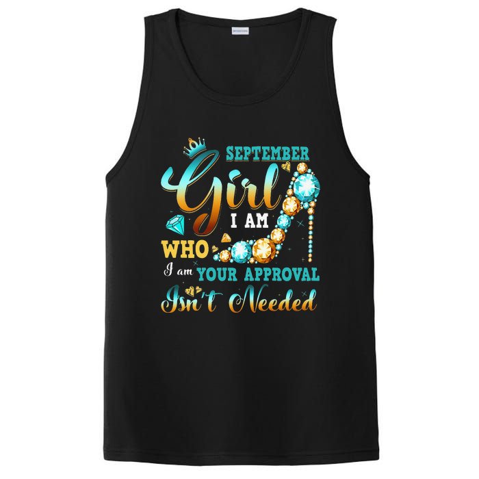 I'm A September Birthday I Am Who I Am Gifts PosiCharge Competitor Tank