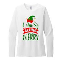 I Am So Elfing Merry Funny Christmas Elf Womens CVC Long Sleeve Shirt