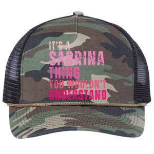 ItS A Sabrina Thing You WouldnT Understand Retro Rope Trucker Hat Cap