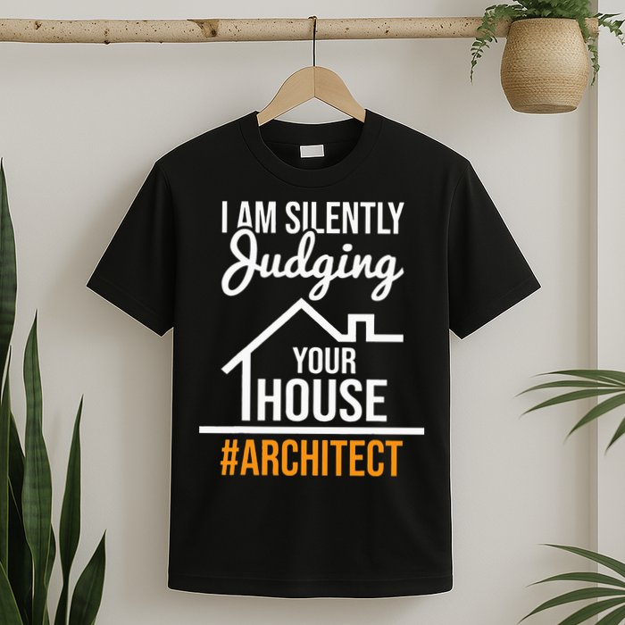 I Am Silently Judging Your House Architect Architecture T-Shirt