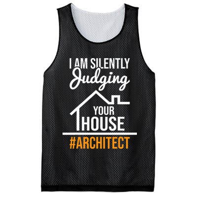 I Am Silently Judging Your House Architect Architecture Mesh Reversible Basketball Jersey Tank