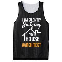 I Am Silently Judging Your House Architect Architecture Mesh Reversible Basketball Jersey Tank