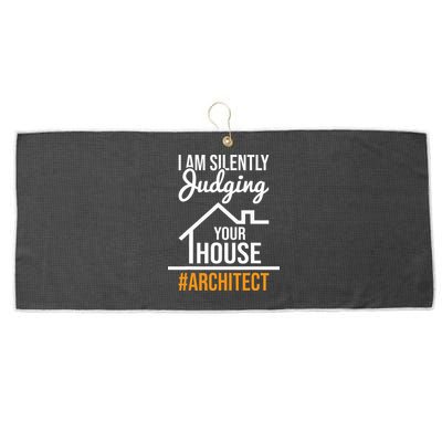 I Am Silently Judging Your House Architect Architecture Large Microfiber Waffle Golf Towel