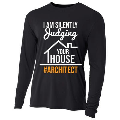 I Am Silently Judging Your House Architect Architecture Cooling Performance Long Sleeve Crew