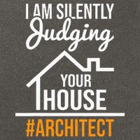 I Am Silently Judging Your House Architect Architecture Cotton Canvas Backpack