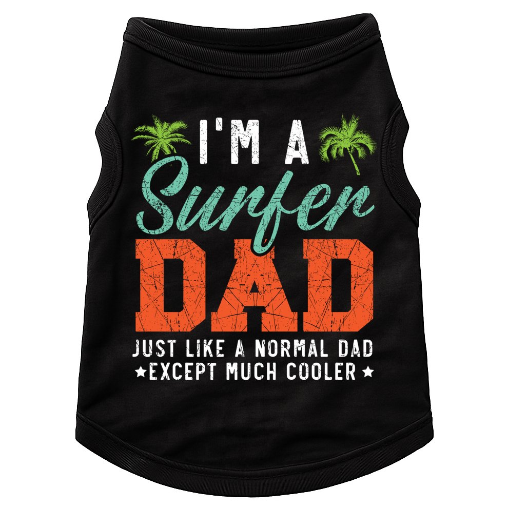 Im A Surfer Dad Surfboard Surfing Water Sport Fathers Day Meaningful Gift Doggie Tank