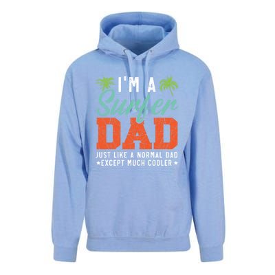 Im A Surfer Dad Surfboard Surfing Water Sport Fathers Day Meaningful Gift Unisex Surf Hoodie