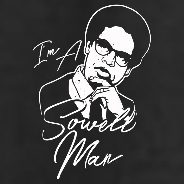 Im A Sowell Man Thomas African American Economist 7 Panel Mesh Trucker Snapback Hat