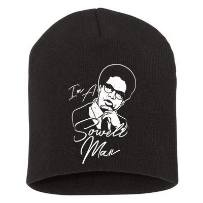 Im A Sowell Man Thomas African American Economist Short Acrylic Beanie
