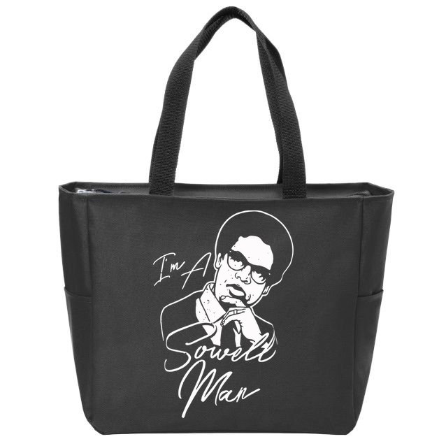 Im A Sowell Man Thomas African American Economist Zip Tote Bag