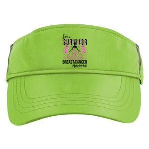 I'm A Survivor Breast Cancer Awareness Adult Drive Performance Visor