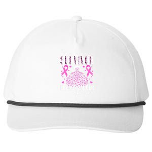 I'm A Survivor Breast Cancer Awareness Snapback Five-Panel Rope Hat