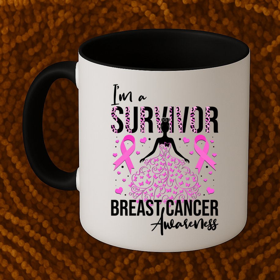 I'm A Survivor Breast Cancer Awareness Mug