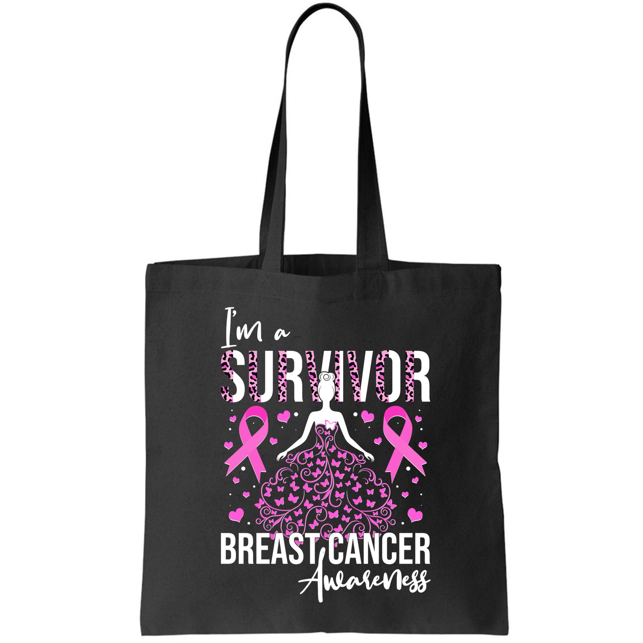I'm A Survivor Breast Cancer Awareness Bag