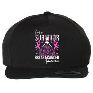 I'm A Survivor Breast Cancer Awareness Wool Snapback Cap