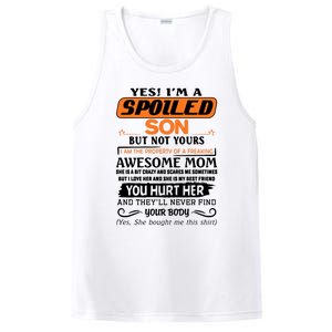 I'm A Spoiled Son Of A Freaking Awesome Mom Great Gift PosiCharge Competitor Tank