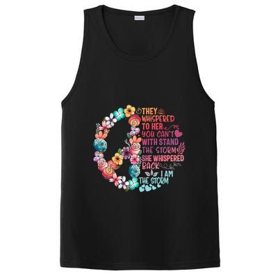 I Am Storm They Whispered Her You CanT Withstand Feminist Gift PosiCharge Competitor Tank