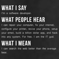I'm A Software Developer Funny Programming 7 Panel Mesh Trucker Snapback Hat