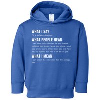 I'm A Software Developer Funny Programming Toddler Hoodie