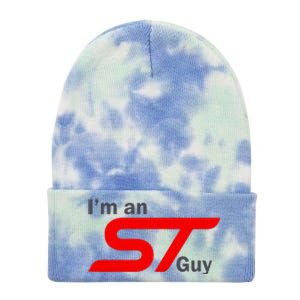 IM An St Guy Funny Car Enthusiast Design Tie Dye 12in Knit Beanie