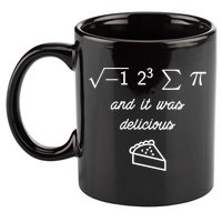 I Ate Some Pi (Pie) And It Was Delicious Happy Pi Day! Gift 11oz C Handle Ceramic Mug
