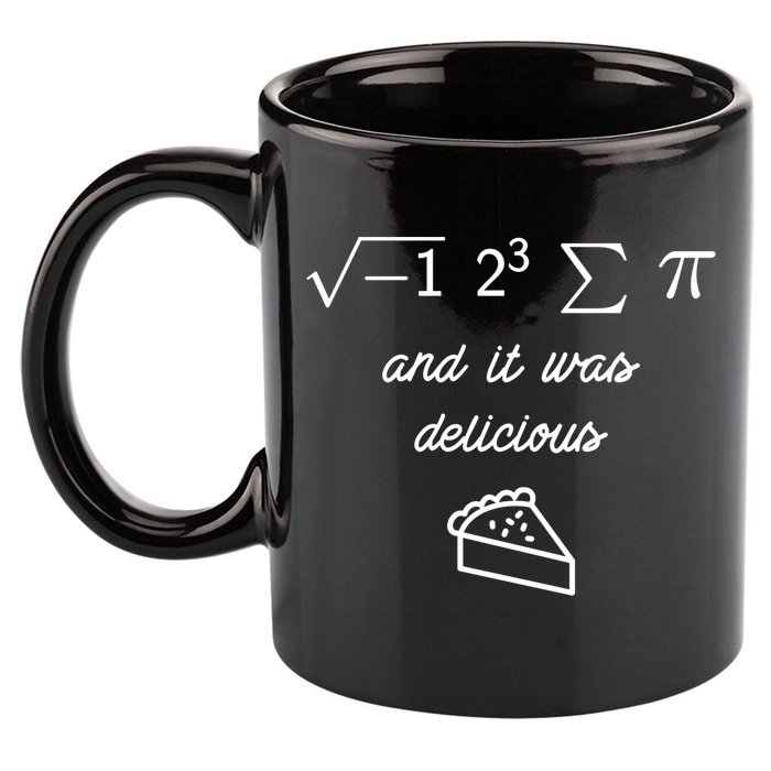I Ate Some Pi (Pie) And It Was Delicious Happy Pi Day! Gift 11oz C Handle Ceramic Mug