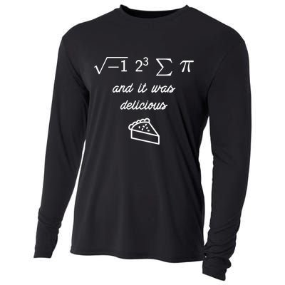 I Ate Some Pi (Pie) And It Was Delicious Happy Pi Day! Gift Cooling Performance Long Sleeve Crew