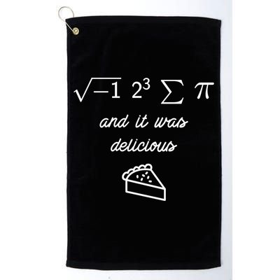 I Ate Some Pi (Pie) And It Was Delicious Happy Pi Day! Gift Golf Towel