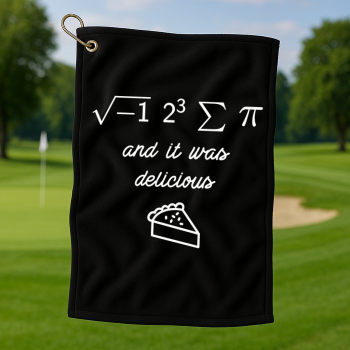 I Ate Some Pi (Pie) And It Was Delicious Happy Pi Day! Gift Golf Towel