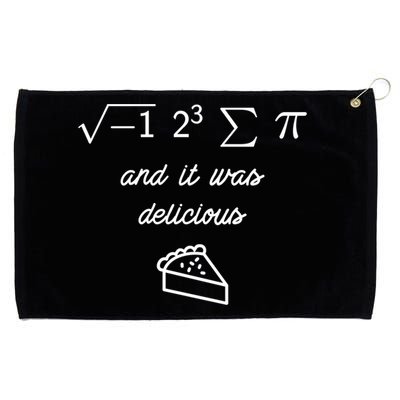 I Ate Some Pi (Pie) And It Was Delicious Happy Pi Day! Gift Grommeted Golf Towel