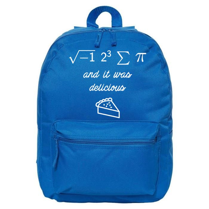 I Ate Some Pi (Pie) And It Was Delicious Happy Pi Day! Gift 16 in Basic Backpack