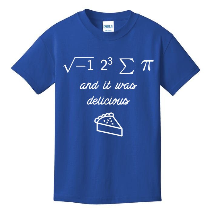 I Ate Some Pi (Pie) And It Was Delicious Happy Pi Day! Gift Kids T-Shirt