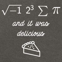 I Ate Some Pi (Pie) And It Was Delicious Happy Pi Day! Gift Cotton Canvas Backpack