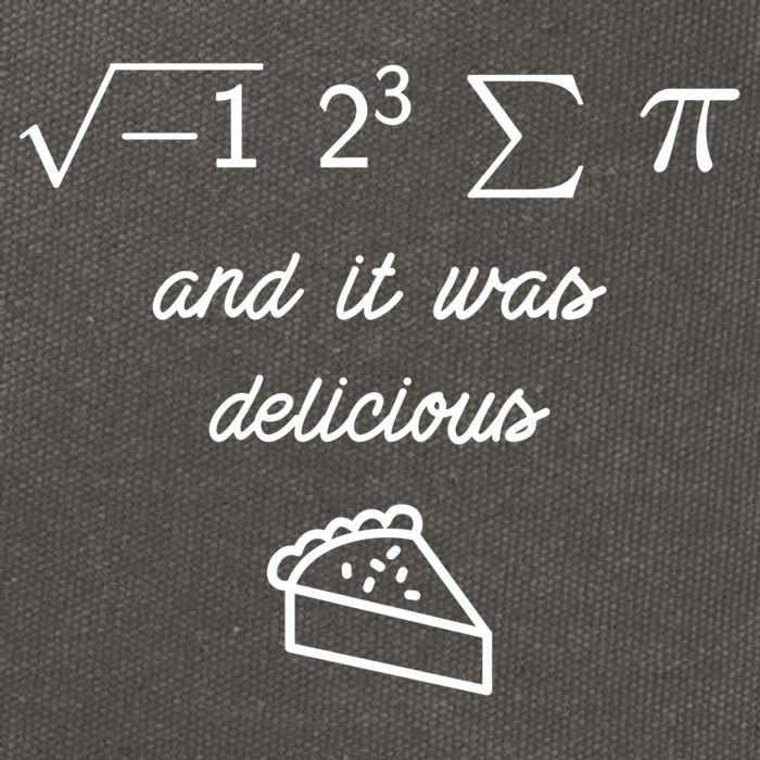 I Ate Some Pi (Pie) And It Was Delicious Happy Pi Day! Gift Cotton Canvas Backpack