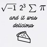 I Ate Some Pi (Pie) And It Was Delicious Happy Pi Day! Gift Garment-Dyed Sweatshirt