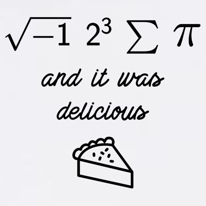 I Ate Some Pi (Pie) And It Was Delicious Happy Pi Day! Gift Garment-Dyed Sweatshirt