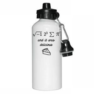 I Ate Some Pi (Pie) And It Was Delicious Happy Pi Day! Gift Aluminum Water Bottle