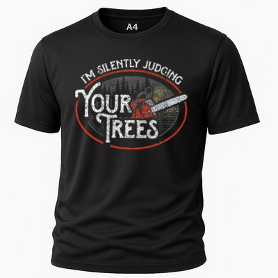 I Am Silently Judging Your Trees Arborist Tree Climbing Performance Shirt