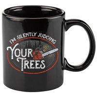 I Am Silently Judging Your Trees Arborist Tree Climbing 11oz C Handle Ceramic Mug