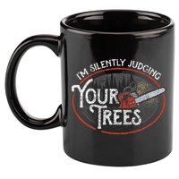 I Am Silently Judging Your Trees Arborist Tree Climbing 11oz C Handle Ceramic Mug