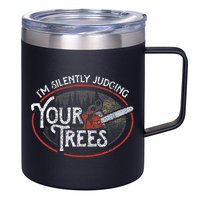 I Am Silently Judging Your Trees Arborist Tree Climbing 12oz Stainless Steel Coffee Mug