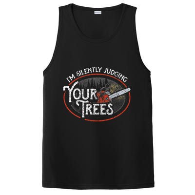 I Am Silently Judging Your Trees Arborist Tree Climbing PosiCharge Competitor Tank