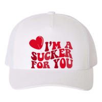 Im A Sucker For You Valentines Day Gift Retro Yupoong Adult 5-Panel Trucker Hat