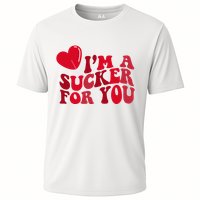 Im A Sucker For You Valentines Day Gift Retro Cooling Performance Crew T-Shirt