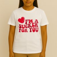 Im A Sucker For You Valentines Day Gift Retro T-Shirt